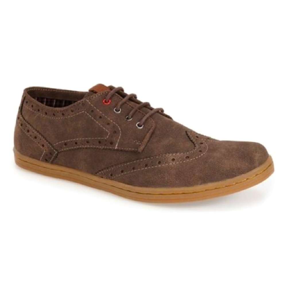 BEN SHERMAN Nick Wingtip Oxford Shoes Mens Chocolate 11